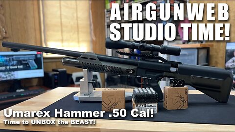 Umarex Hammer Unboxing the Multi-Shot Big Bore Beast! - REGULATED .50 Cal Big Bore Airgun!