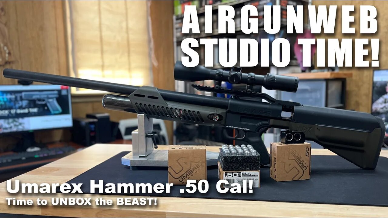 Umarex Hammer Unboxing the Multi-Shot Big Bore Beast! - REGULATED .50 Cal Big Bore Airgun!