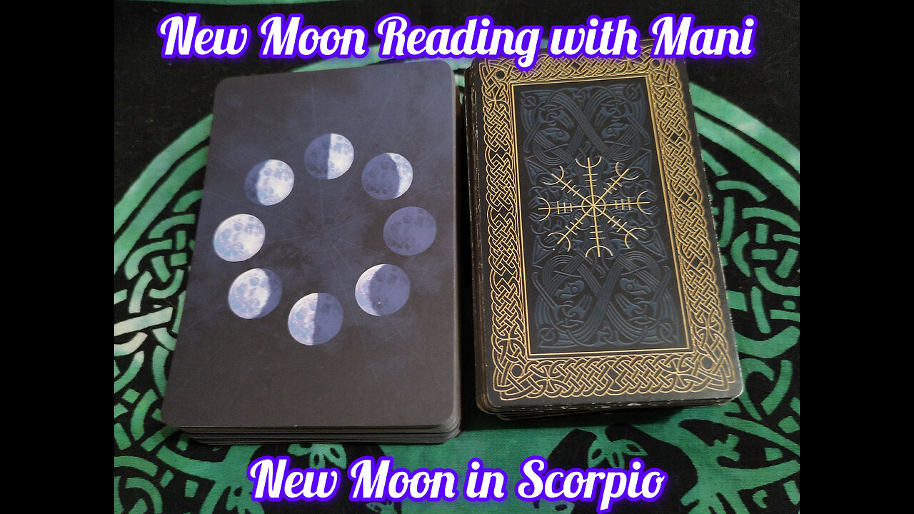 New Moon Reading with Mani: New Moon in Scorpio