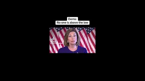 According to Democrats, nobody is "above the law".