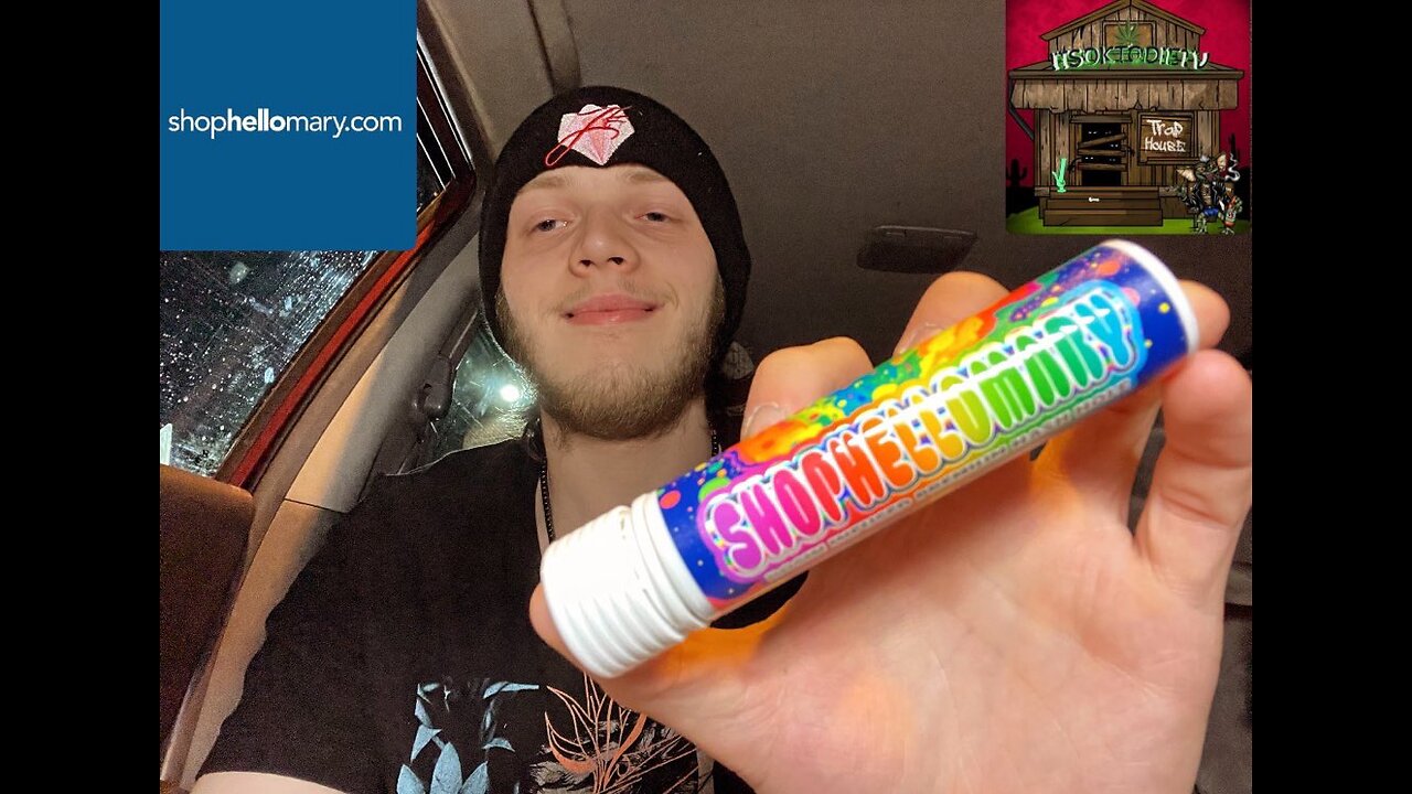 Reviewing ShopHelloMary Rosin infused premium Hash Hole Blue Nerdz & Garlic juice!MY FIRST HASH HOLE