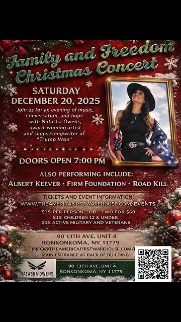 The Family and Freedom Christmas Concert on StudioTST!