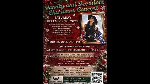 The Family and Freedom Christmas Concert on StudioTST!