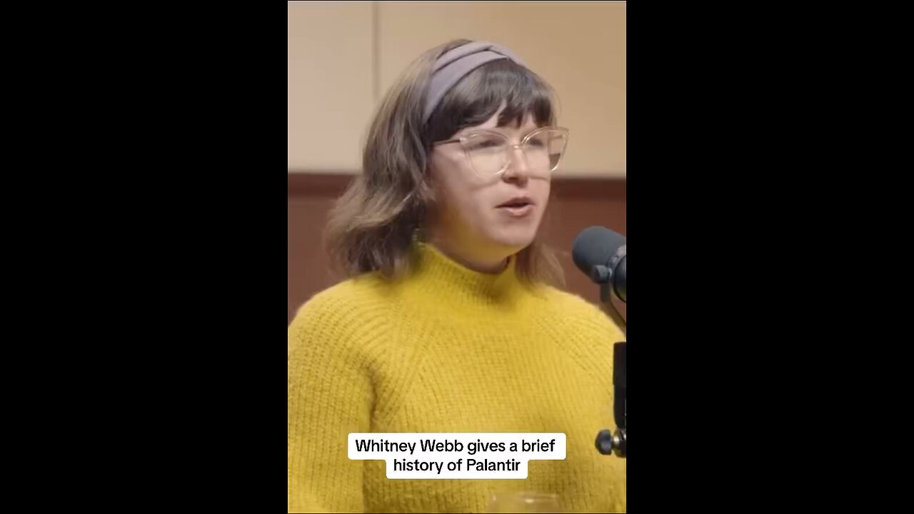 Whitney Webb gives a history of Palantir