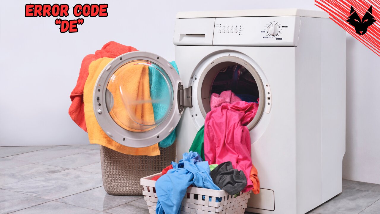 What to do if the washing machine door does not lock. error code DE