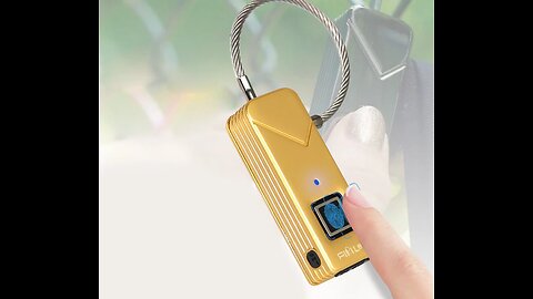 Simplest & Smartest Fingerprint Lock That Eliminates the Need for Keys - Your Finger Is the Only Key