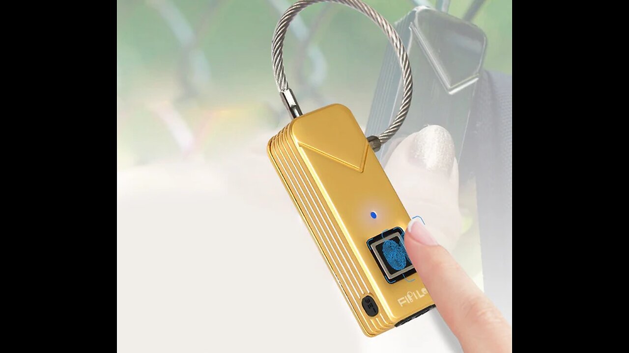 Simplest & Smartest Fingerprint Lock That Eliminates the Need for Keys - Your Finger Is the Only Key