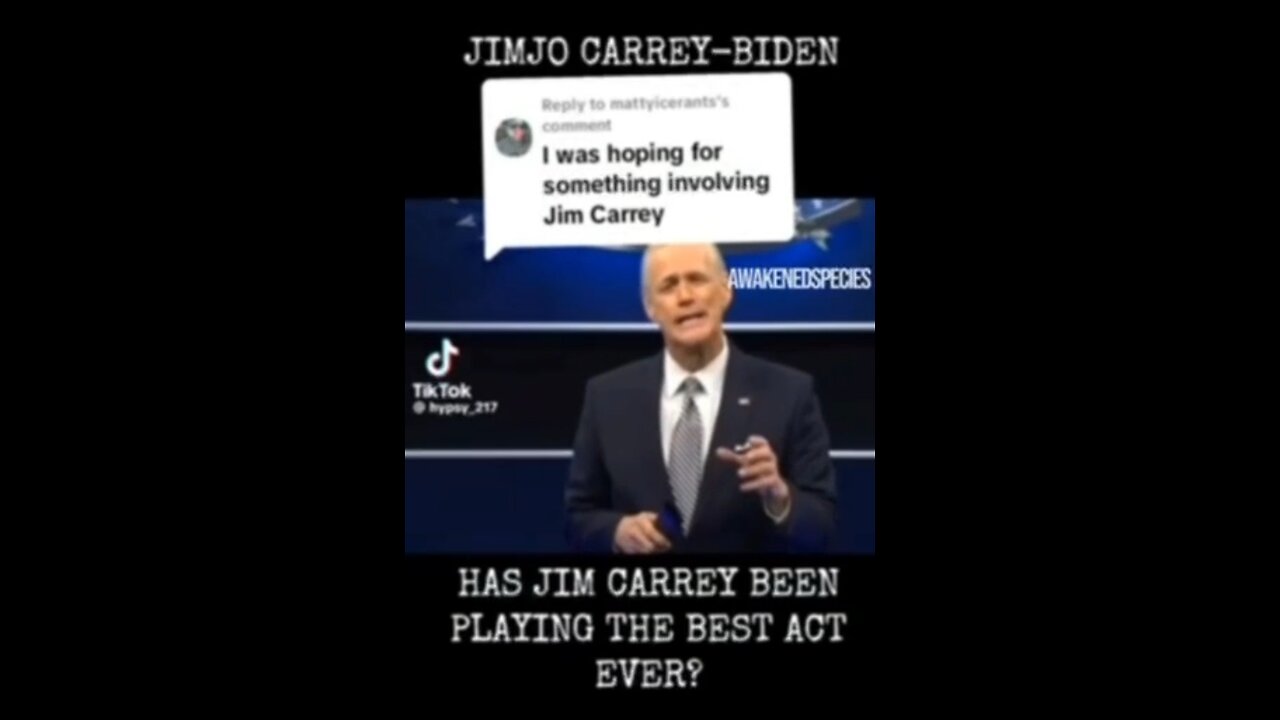 Has Jim Carrey been playing Joe Biden all this time?