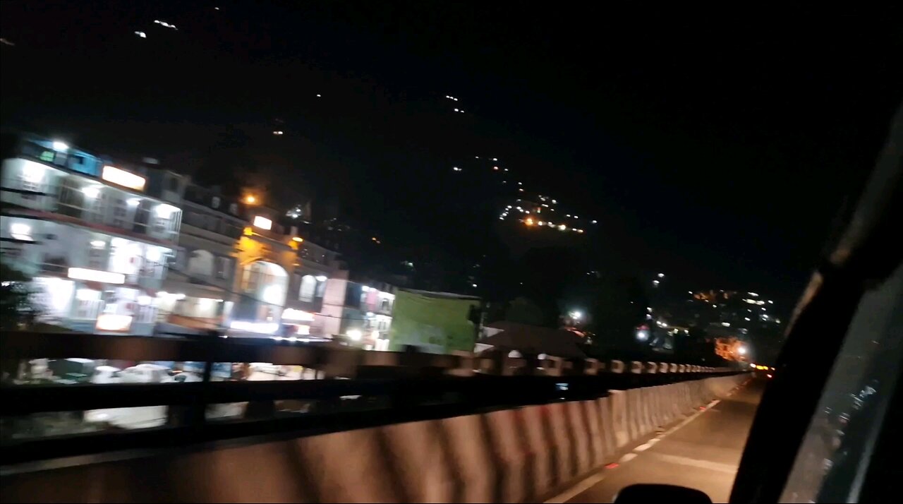 Night View of Ramban from NH 44