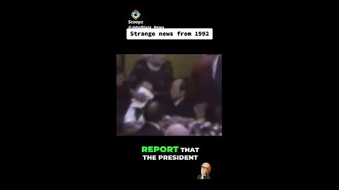Strange news from 1992-Bush Senior Death Cover Up