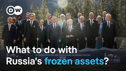 G7 ministers discuss what to do with $300 billion of frozen Russian assets | DW News