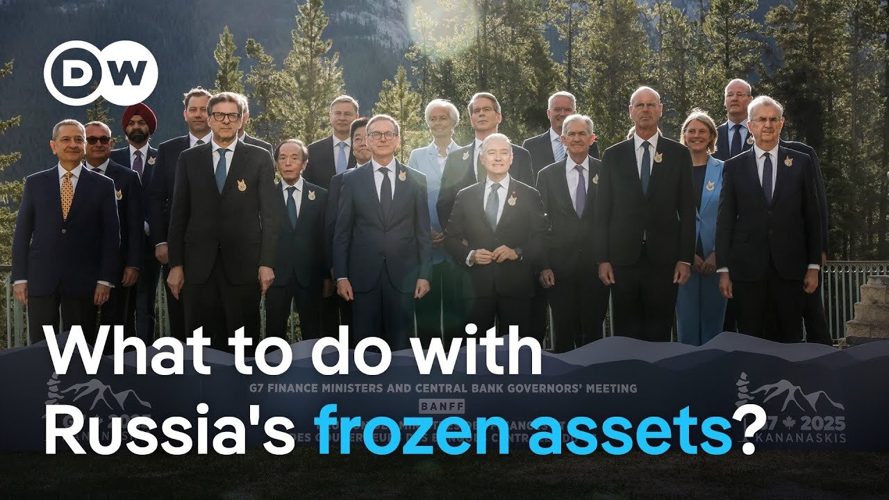 G7 ministers discuss what to do with $300 billion of frozen Russian assets | DW News
