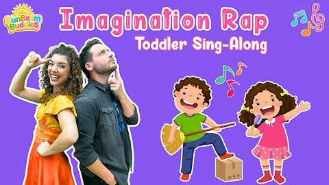 Imagination Rap Sing-Along 🦁 with Miss Sunshine and @DADGOTBARS 🎶 SunBeam Buddies Music