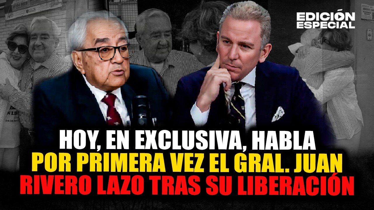 MAR 26 - General Juan Rivero Lazo habla en exclusiva con Diego Acuña tras su liberación