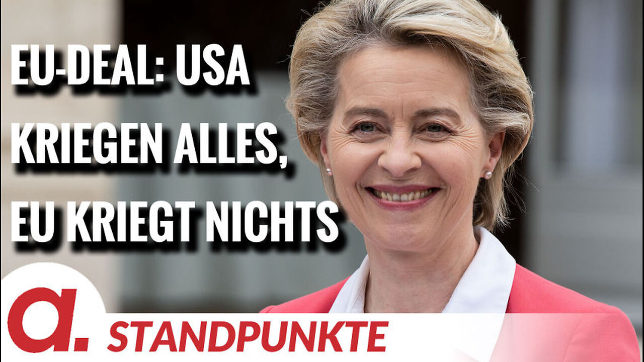EU-Deal in Schottland: USA kriegen alles, die EU kriegt nichts | Von Hermann Ploppa