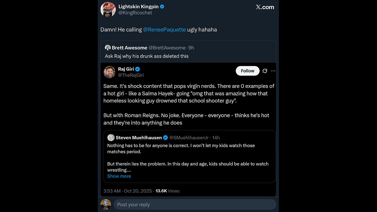 Raj Giri Speaks Facts & AEW Fans & Wrestlers MELT DOWN 😂 #shorts