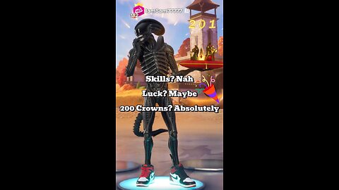 Skill? Nah. Luck? Maybe. 200 Crowns? Absolutely!!!