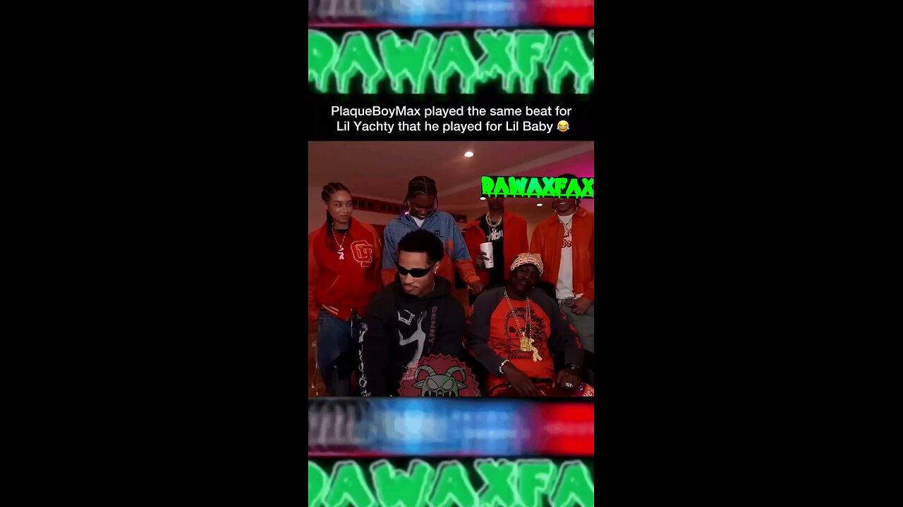 #PlaqueBoyMax ran back the same beat for #LilYachty after playing it for #LilBaby #dawaxfax