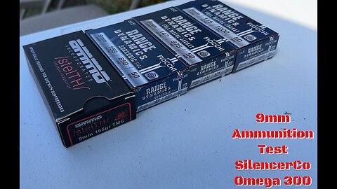 Can you hear the difference between 9mm bullets? SilencerCo Omega 300