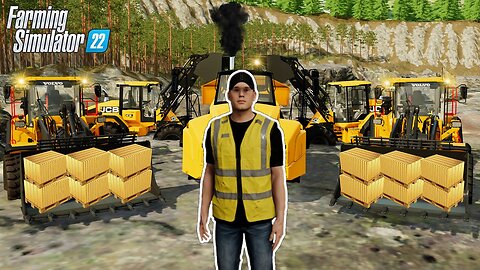 I STARTED A $15,000,000 GOLD MINING OPERATION IN EVERGREEN VALLEY!! | FARMING SIMULATOR 22