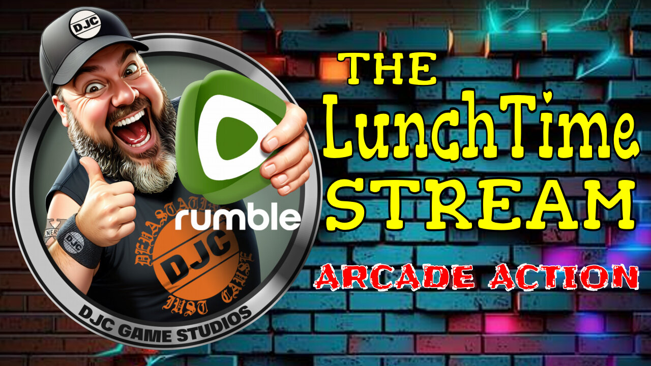 The LuNcHTiMe StReAm - LIVE Arcade Games with DJC