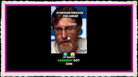 Every cancer is either parasitic or created by venoms... and hydrogen peroxide is a cure for both