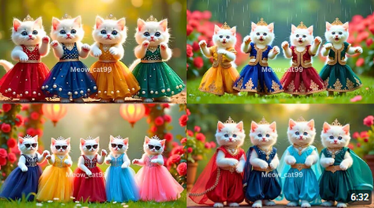 बिल्ली डांस | Cutest Cat videos funny dance🤣💃Videos for cats #funny #dancingcat #cat @Meow_cat99