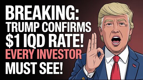 🚨 BREAKING Trump Confirms $1 IQD Rate! 💰 Every Investor Must See! 💥💥 Today Iraqi Dinar News!