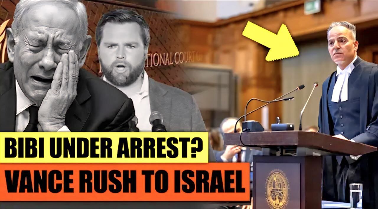Panic in Israel! Netanyahu TRAPPED in Europe After ICJ’s SHOCKING U-TURN; Vance to land in Israel!