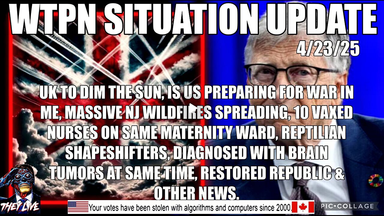 UK DIMMING SUN, NJ WILDFIRES, REPTILIAN SHAPESHIFTERS, COVID CANCERS & MORE.