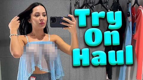 4K Try On Haul 2025 // Transparent No bra See Through // Curve Plus size Ideas Fashion amazon trends