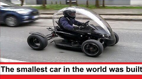 We have built the smallest car in the world