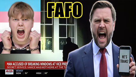 Transgender FINDS OUT after VANDALIZING JD Vance's home! FAFO!