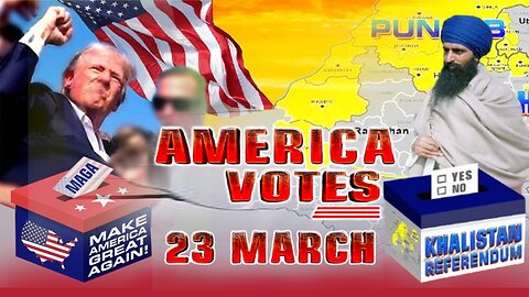 Live : 24-03-25 | Khalistan Referendum Voting LA | Politics Punjab Tv