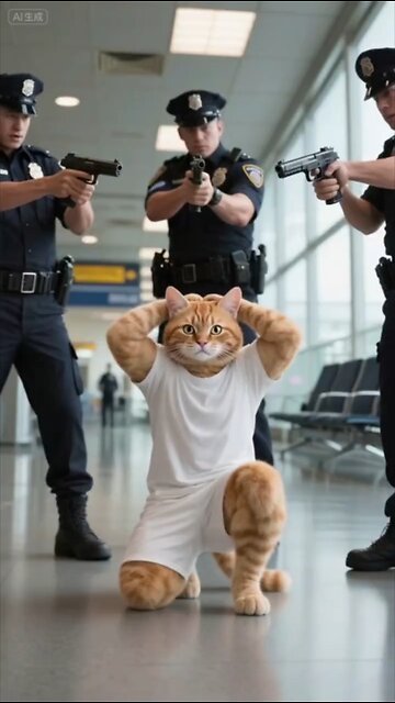 cat theft arrest police 🚨🚨