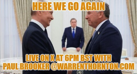HERE WE GO AGAIN! WITH WARREN THRONTON
