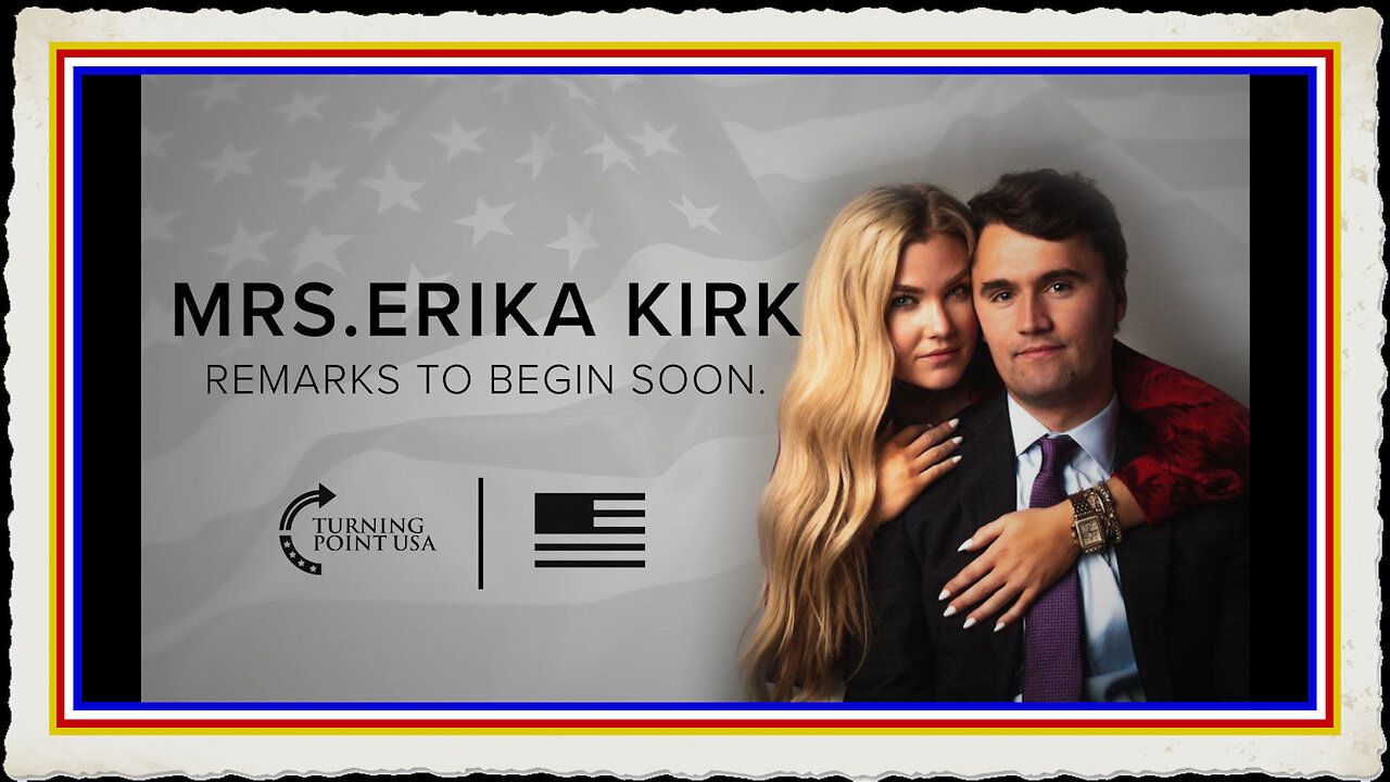 Charlie Kirk's beloved wife, Mrs. Erika Kirk addresses the Nation.