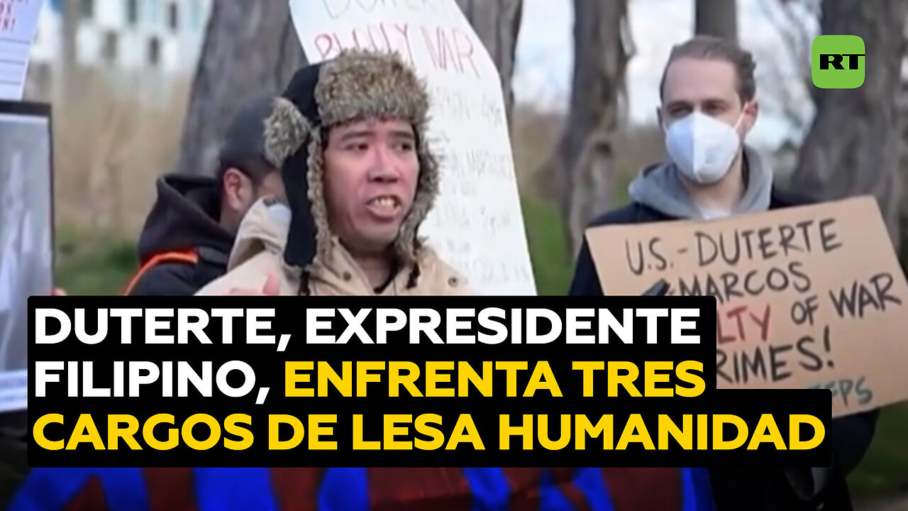 La CPI imputa al expresidente filipino Duterte por tres cargos de lesa humanidad