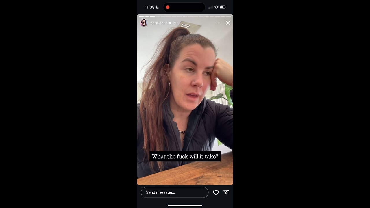 Carly Soderstrom, what the fuck will it take?