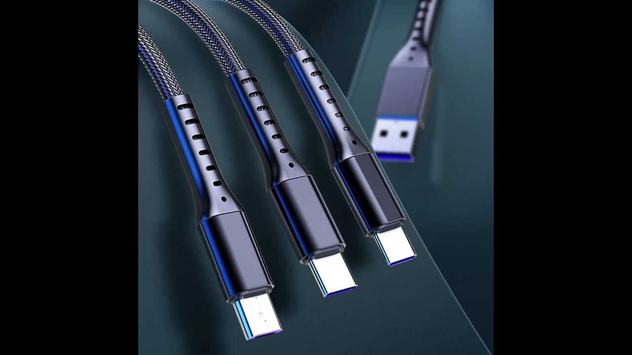 Smart Super Fast 3 In 1 Charging Cable
