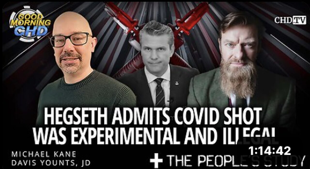 "Hegseth Reveals Controversial Claims on the Legality and Nature of COVID Vaccine"