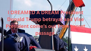 DREAMED A DREAM President Donald Trump Betrayed: Vice President Vance comes from under a secret ROOM