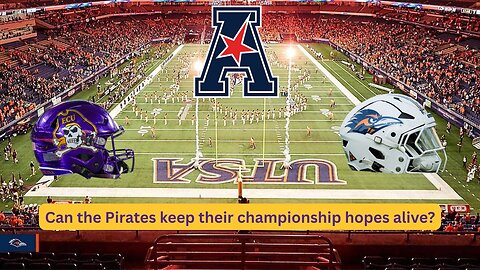 East Carolina has a tough road game against UTSA to make it to the AAC championship game