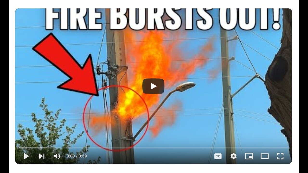 It BURST into flames in broad DAYLIGHT! Viewers stopped and started recording! - MrMBB333