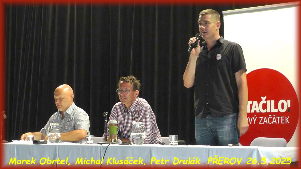 Marek Obrtel, Michal Klusáček, Petr Drulák PŘEROV 26.6.2025