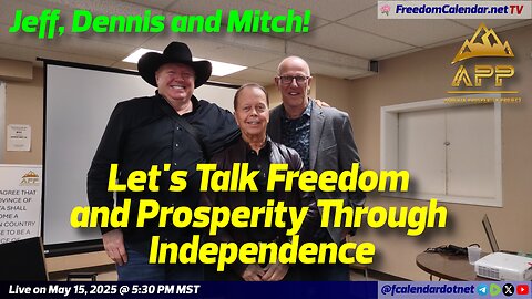 FreedomCalendar.net TV #02E: APP Independence Townhall in Ponoka