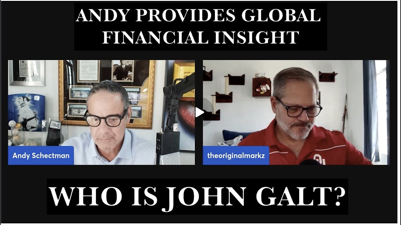 Coffee with MarkZ, joined by Andy Schectman. GLOBAL GOLD OUTLOOK. WILL GOLD/ SILVER RATIO CORRECT?