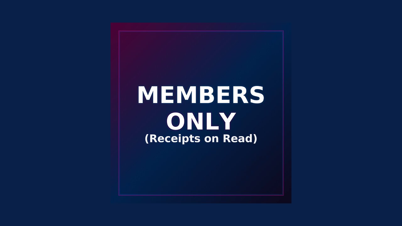 Members Only (Receipts on Read)