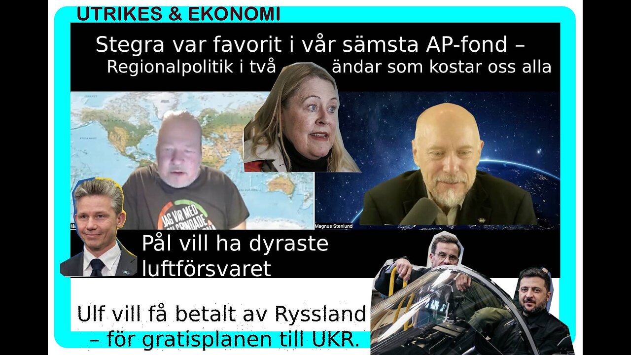 Utrikes & Ekonomi 64: Ulf vill få betalt av Ryssland för gratisplanen till UKR