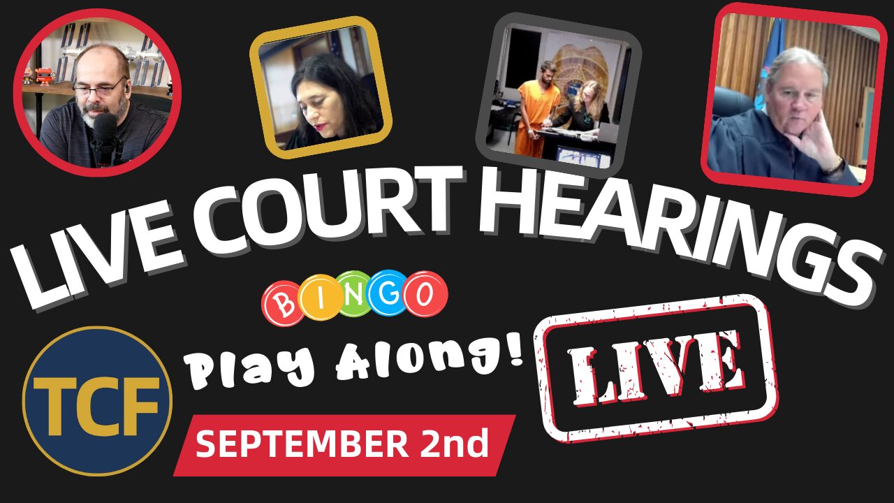 Court TV Coverage: Live Court Hearings - Sep 2nd (The Courtroom Files)